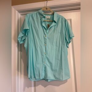 J. Crew Sleeveless Poplin Shirt Seafoam Green Size 20 NWT